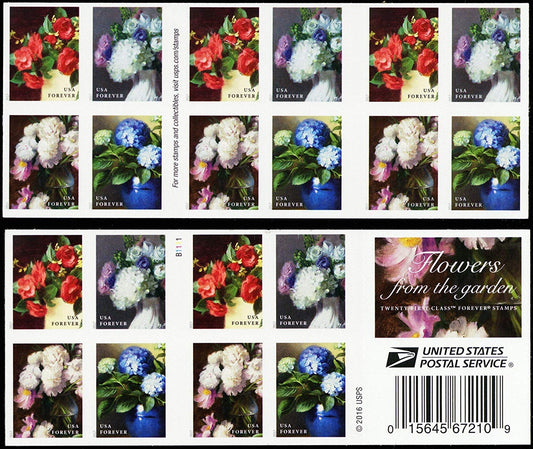 2016 Flowers From the Garden Forever First Class Postage Stamps image 0