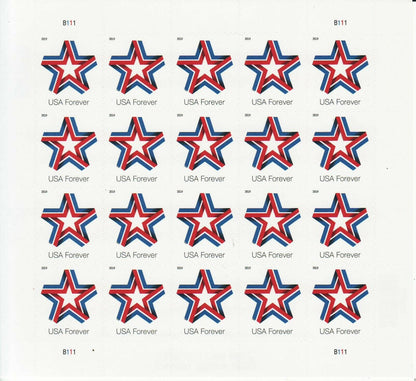 Star Ribbon Forever First Class Postage Stamps image 0