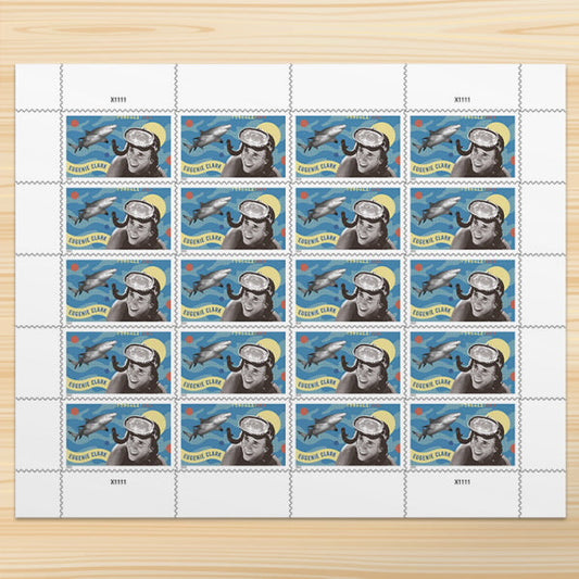 USPS Aquatic Scholar Eugenie Clark Forever First Class Postage Stamps image 0