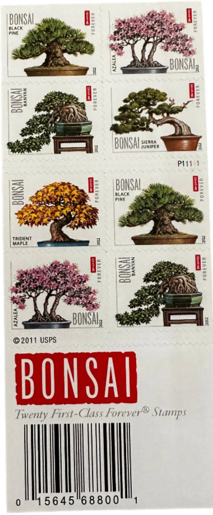 USPS Bonsai Tree Forever First Class Postage Stamps image 1