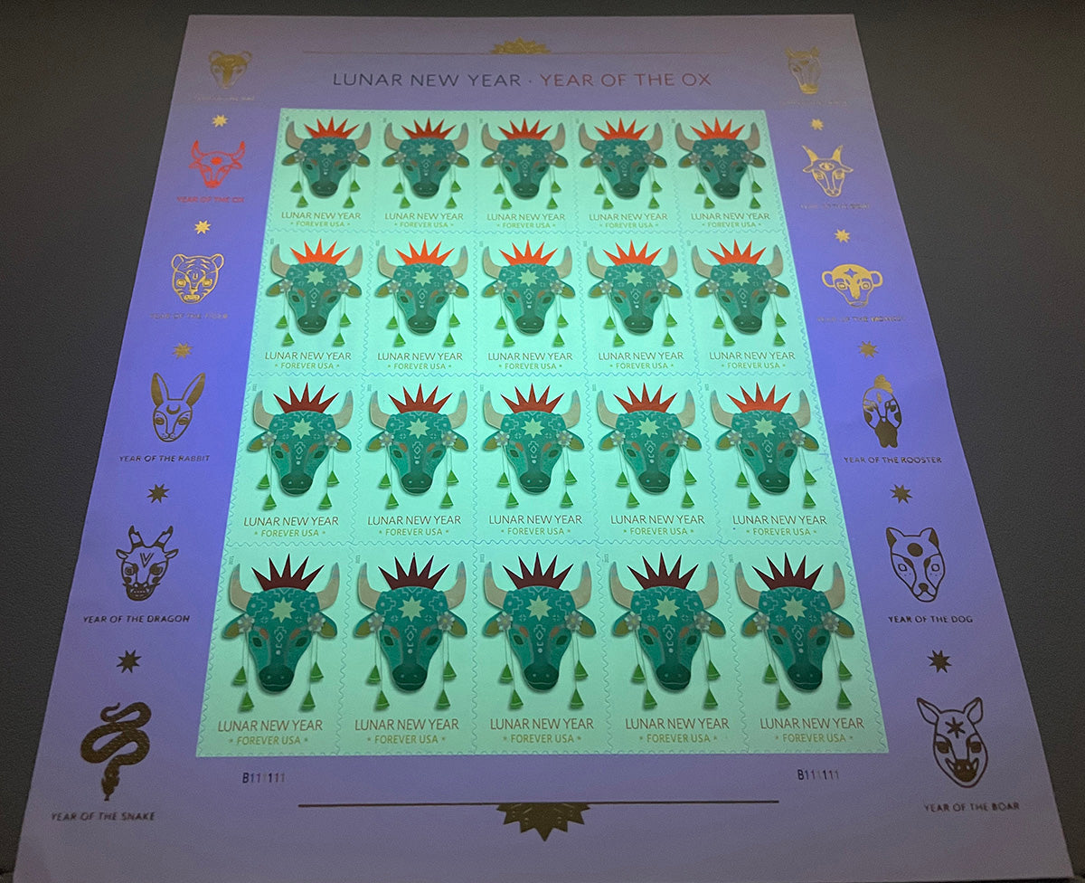 Year of the Ox Stamp Celebrates Lunar New Year Forever First Class Postage Stamps image 1