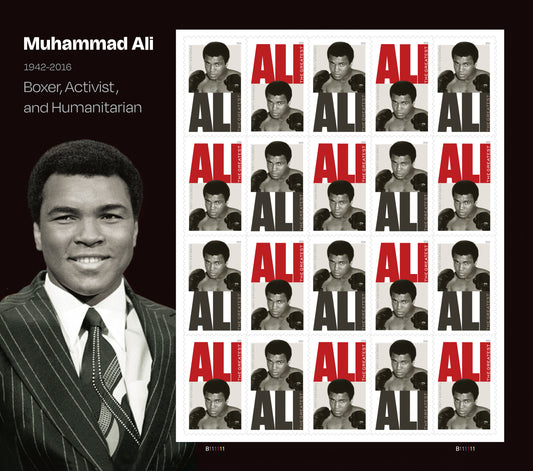 Muhammad Ali Forever First Class Postage Stamps