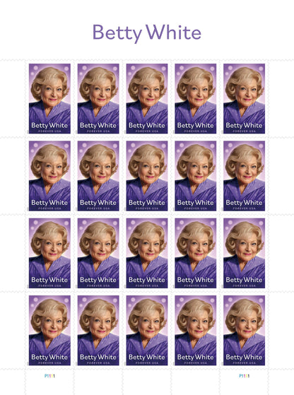 Betty White Forever First Class Postage Stamps