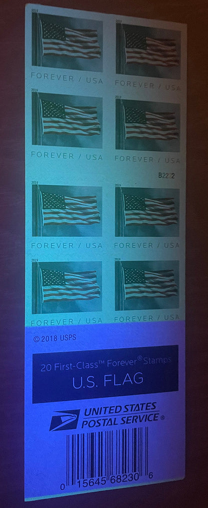 2019 US Flags in Rolls / Booklets Forever First Class Postage Stamps image 3